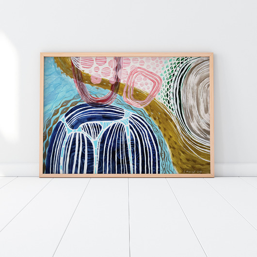 Plakat 50x70 cm - Abstrakcja Gabriela Krawczyk