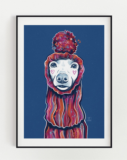 plakaty Plakat - Charcik w Czapce