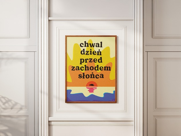 plakaty Plakat "Chwal dzień przed zachodem słońca"
