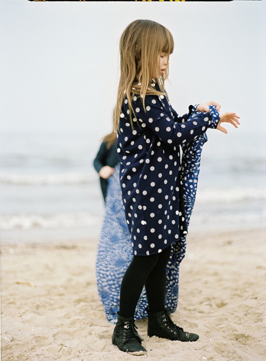 Sukienka oversized -girl kropki patkas