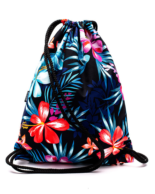 torebki, worki i plecaki dziecięce Worek Plecak Wodoodporny DR.CROW Colorful Flowers
