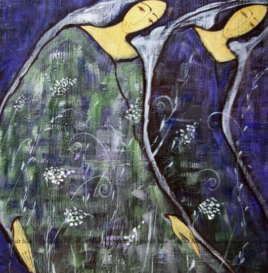 FIOLETY & ZIELENIE cobalt