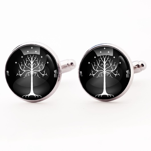 spinki do mankietów Drzewo gondoru - spinki do mankietów - 0552