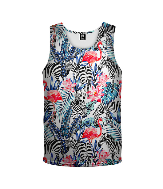 t-shirty dla chłopców Bokserka Top Boy DR.CROW Flamingi
