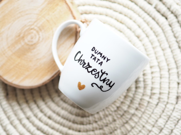 Chrzest - inne Kubek Dumny Tata Chrzestny