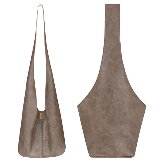  Long Boogi Bag jasnobrązowa / torebka hobo hairoo