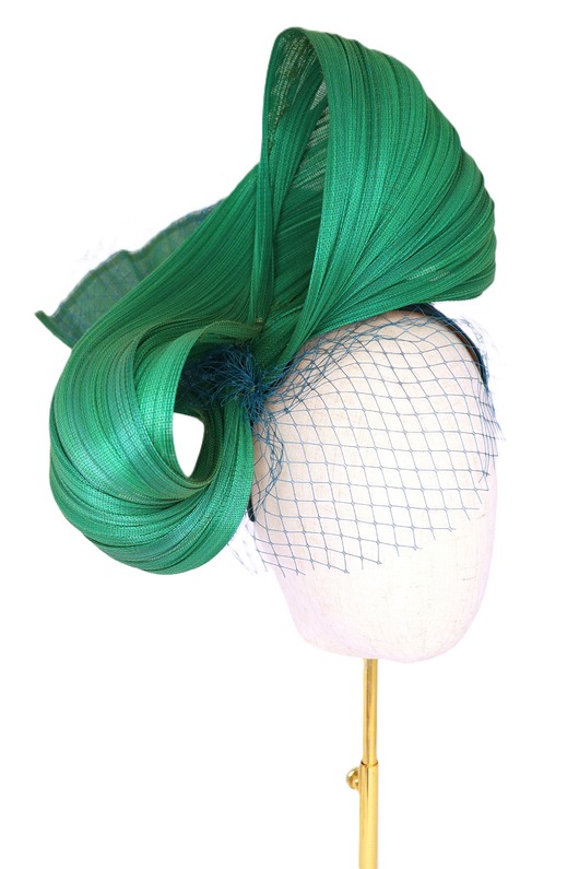 fascynatory Szmaragdowa Fala fascynator designer form