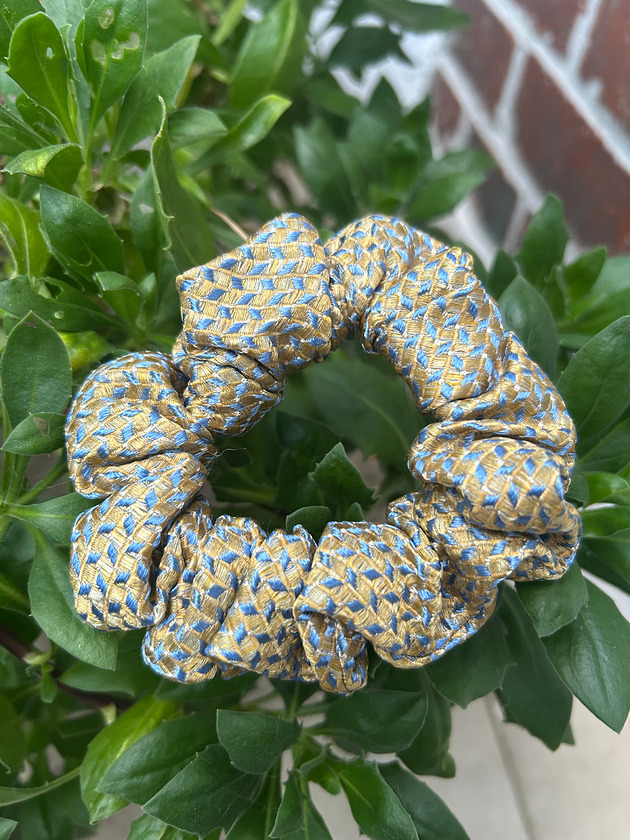 gumki do włosów Jedwabna gumka scrunchie z upcyclingu