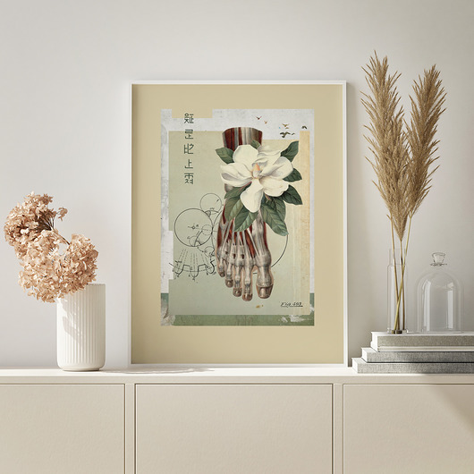 Kolaż z serii ANATOMY II / plakat w 2 rozmiarach Och!Marti