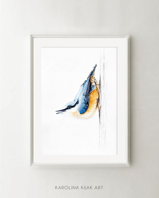 Kowalik -20x30cm  plakat, reprodukcja Karolina Kijak