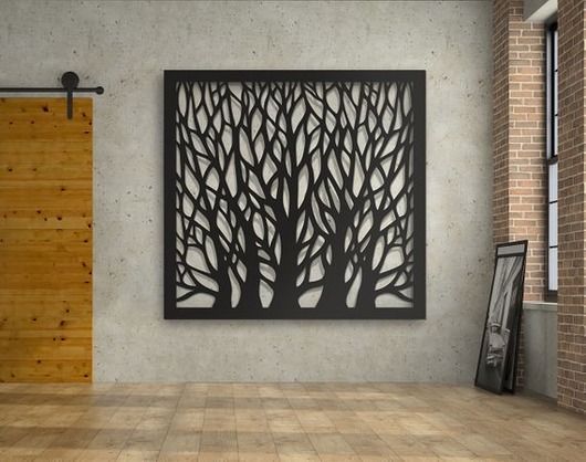 Obraz Drewniany SILWA 118x118cm Missing Decor