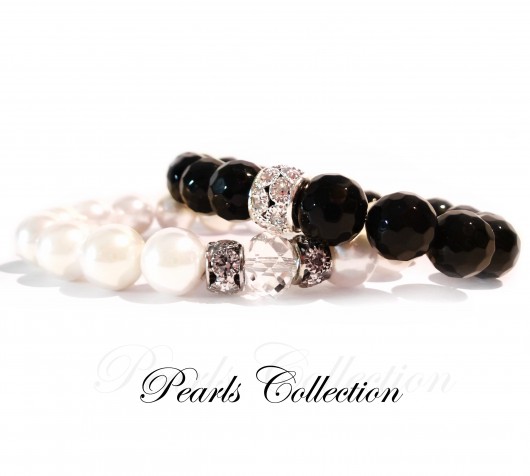 Bransoletki 'White Pearls' labonita