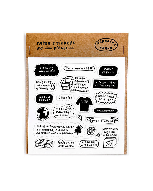 naklejki i wlepy Naklejki vintedziary