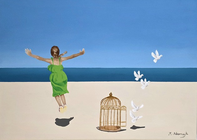 obrazy Wolność obraz akrylowy