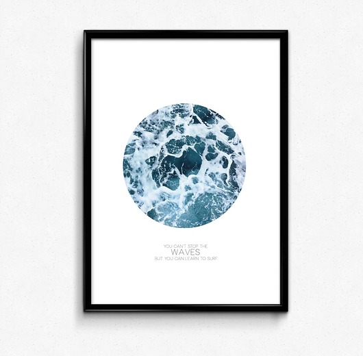 Plakat Waves 30x40 Bury Lis