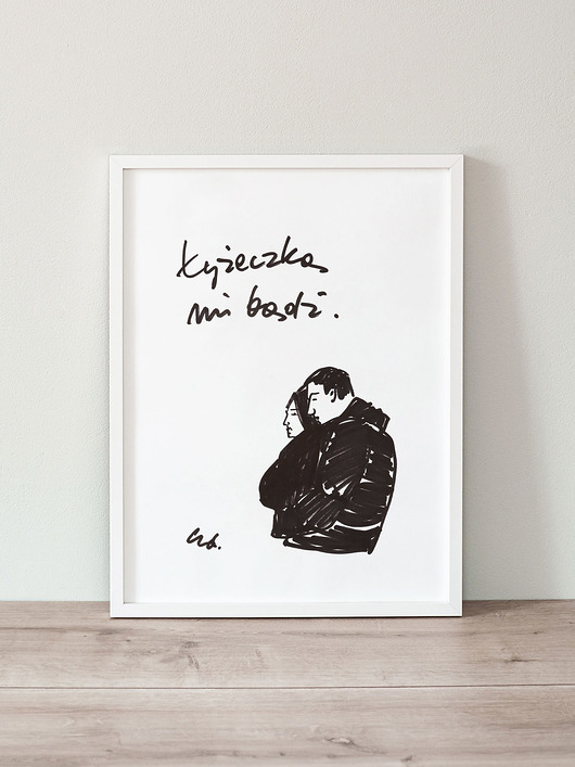plakaty Plakat Łyżeczką mi bądź