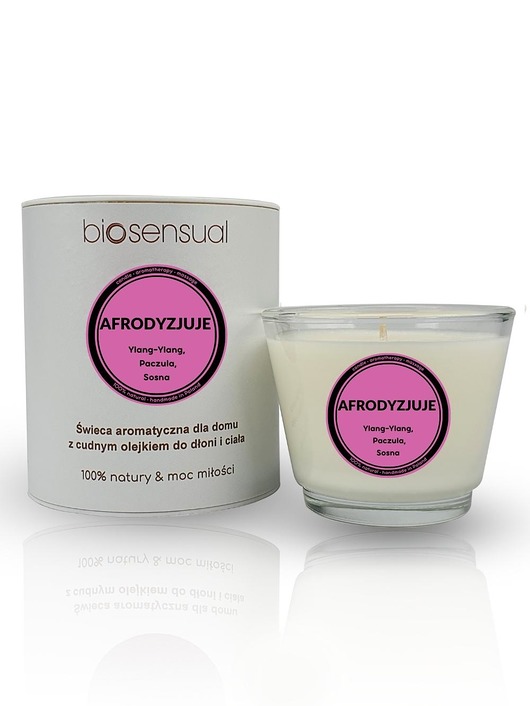świece zapachowe Świeca do masażu i aromaterapii AFRODYZJUJE 80g