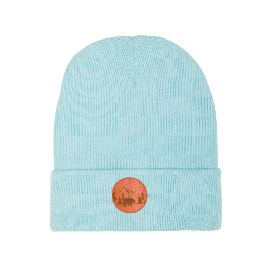 Czapka Beanie Bawełna Jasny Niebieski 30052 KABAK