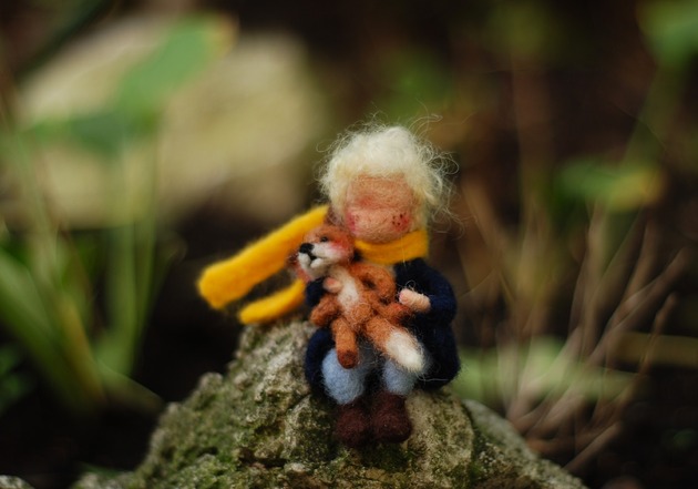 misie i maskotki Mały Książe- Waldorf Toys