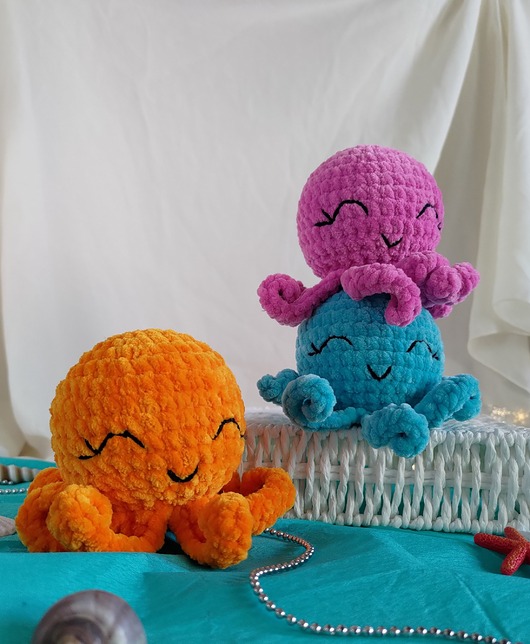 misie i maskotki Ośmiornica pluszowa, Maskotka ośmiorniczka, Prezent dla dziecka