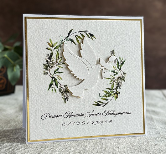 zaproszenia na komunię Zaproszenia na komunię, wzór 4C