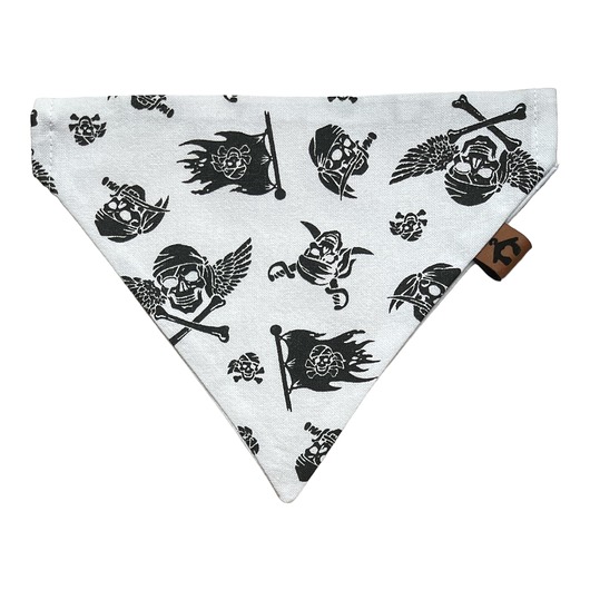ubranka dla zwierząt Bandana dla psa Czaszki