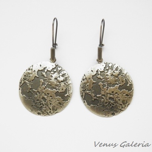 Kolczyki - Pluton szary VENUS GALERIA