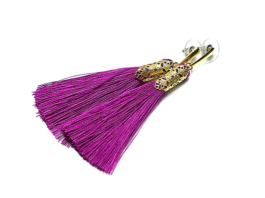 Alloys Collection /boho/orchid - kolczyki KiKa pracownia