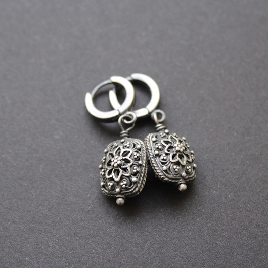 kolczyki z kamieniami Kolczyki Sekretne