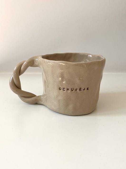 kubki Kubek z brzydkim napisem OCHUJEJE 300 ml