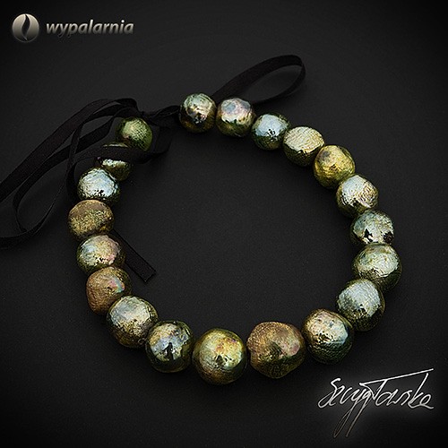naszyjnik RAKU VERDE 003 Szczyglowska