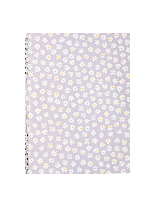 kalendarze i plannery NOTES LAWENDOWY TORT B5  160 stron  SZARE KRATKI
