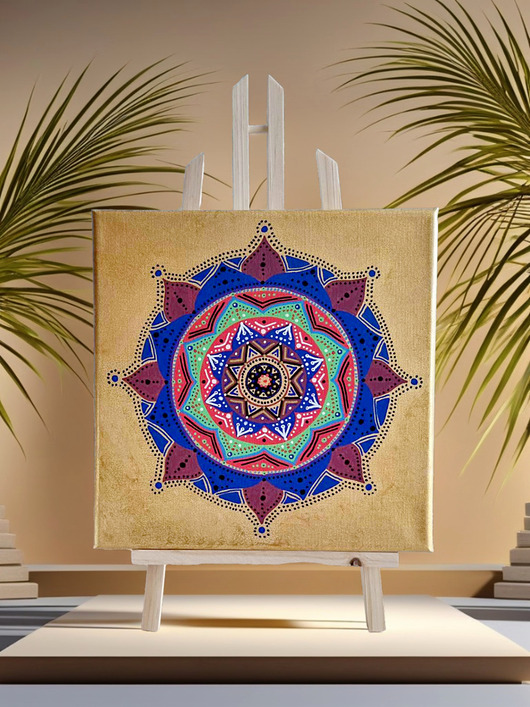 obrazy Obraz na płótnie Mandala Siły i Ochrony 30x30
