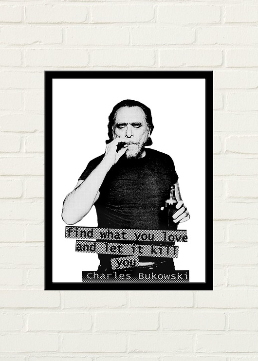 Bukowski Plakat GAU Home