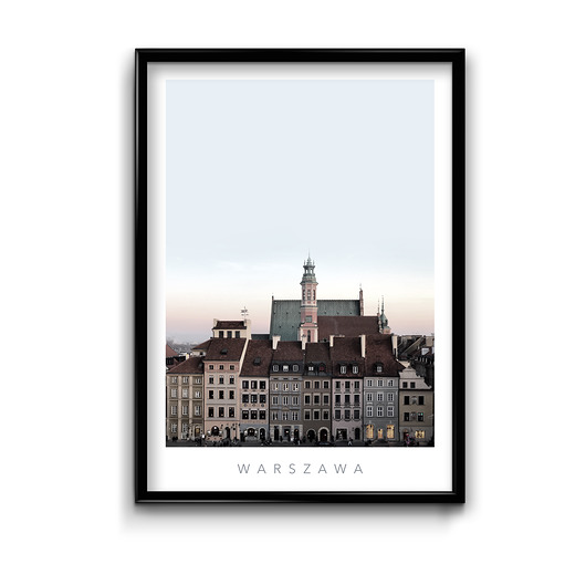 Plakat Warszawa #1  Bury Lis