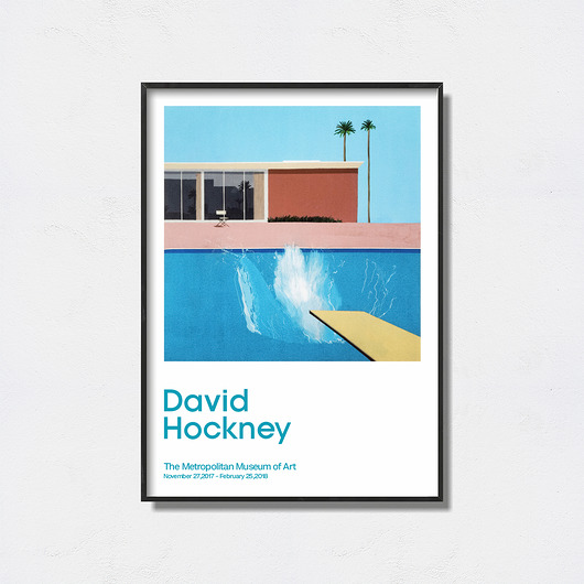 plakaty David Hockney Exhibition Poster