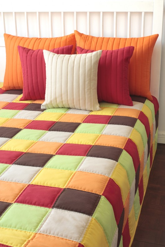 Narzuta patchwork dwustronna |OLSA| patchwork house