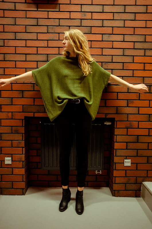 Seter KIMONO FIO - GREEN Pracownia FIO