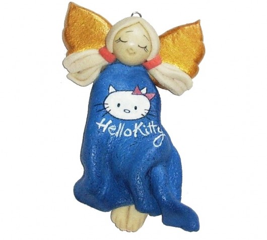 Aniołek  Kitty niebieski smila