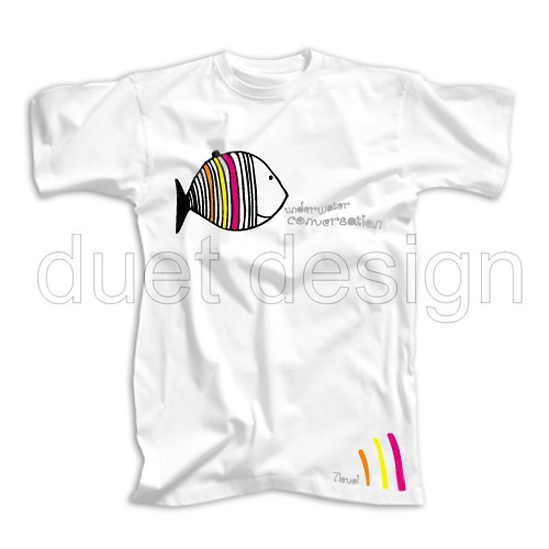 T-shirt P_075 duet design Duet design