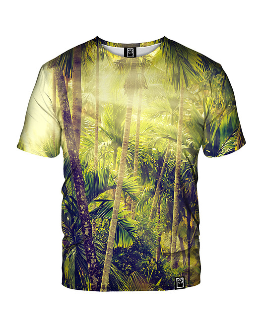 t-shirty męskie Męski T-shirt DR.CROW Tropical Forest