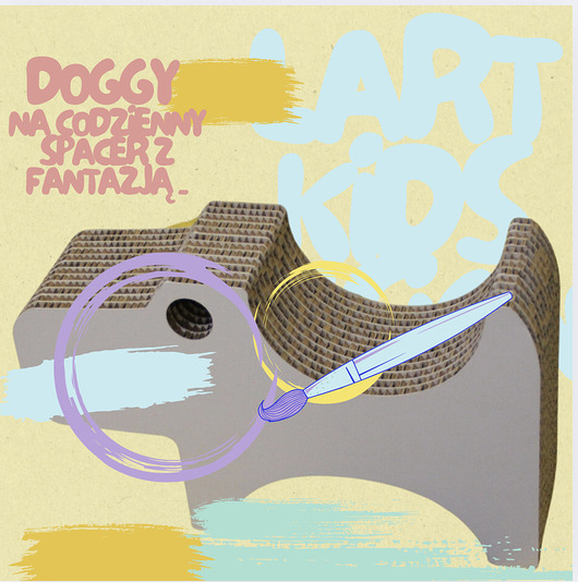 gry edukacyjne dla dzieci Doggy biały tekton , pies do ILORAZÓW FANTAZJI