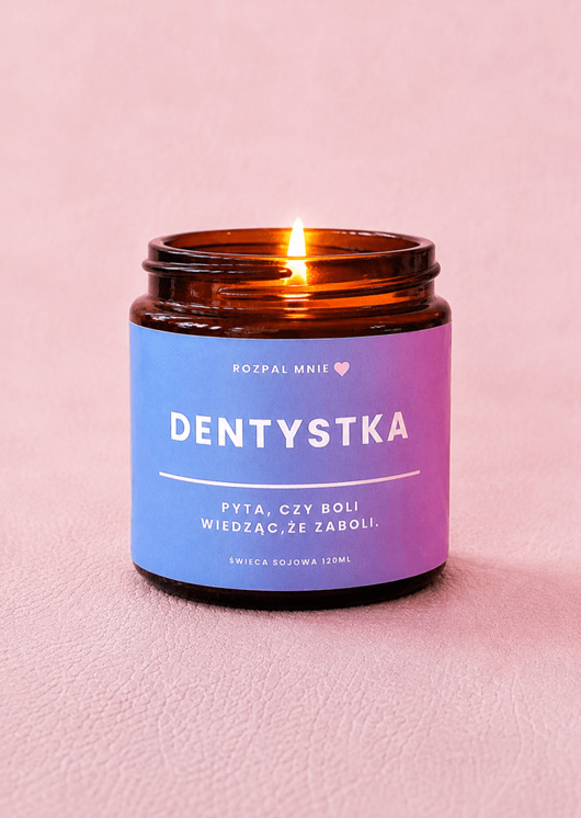 świece zapachowe Świeca zapachowa DENTYSTKA