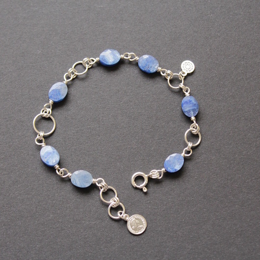 bransoletki z kamieni naturalnych Bransoletka Kyanit