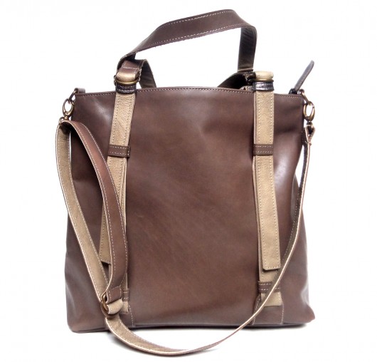 Torba w kolorze taupe Łagoda