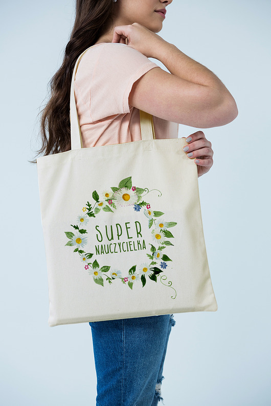 Torba z nadrukiem -Super nauczyciel AllbagAllprints