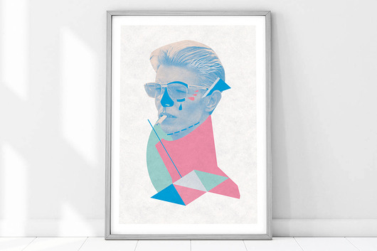 David Bowie  A4 art Giclée print  Żaneta Antosik PRINTS