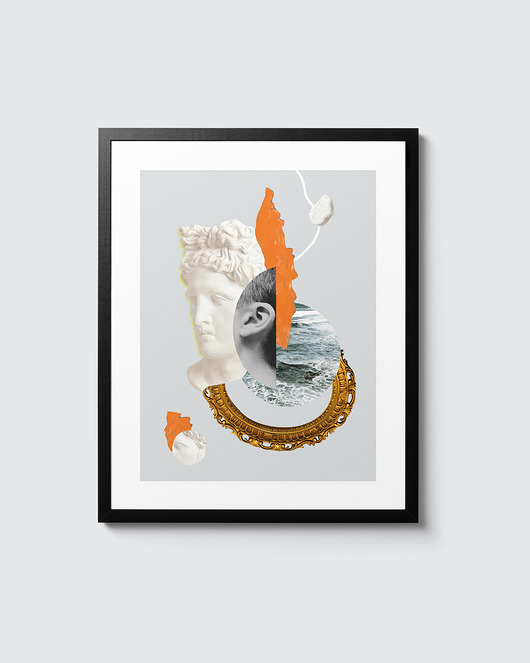 grafiki i ilustracje kolaż plakat