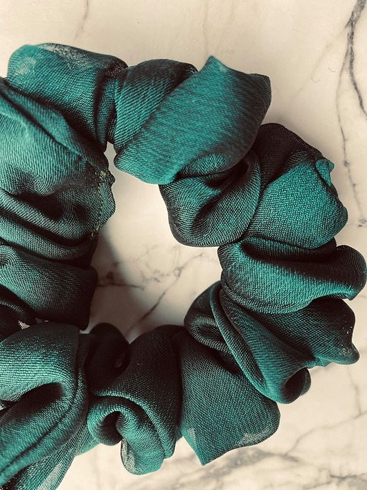 gumki do włosów frotk do włosów z szyfonu