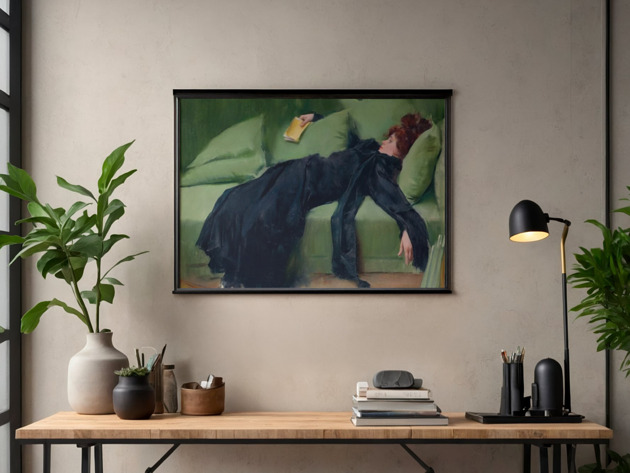 obrazy PLAKAT po balu, młoda dekadentka sztuka ścienna